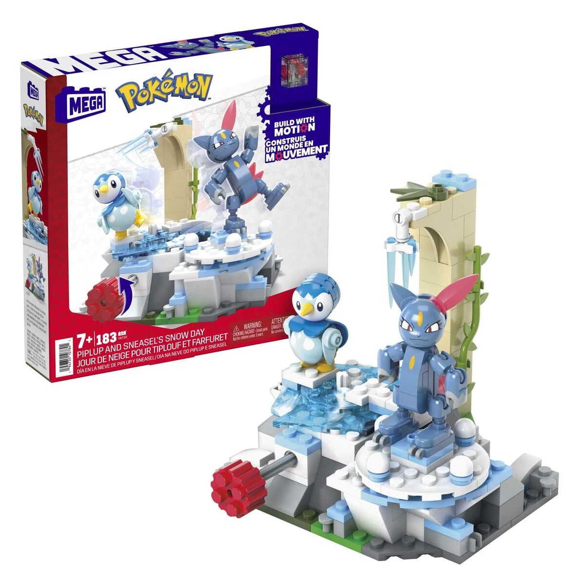 Actionfigurer Mega Construx Pokémon 183 Delar Playset