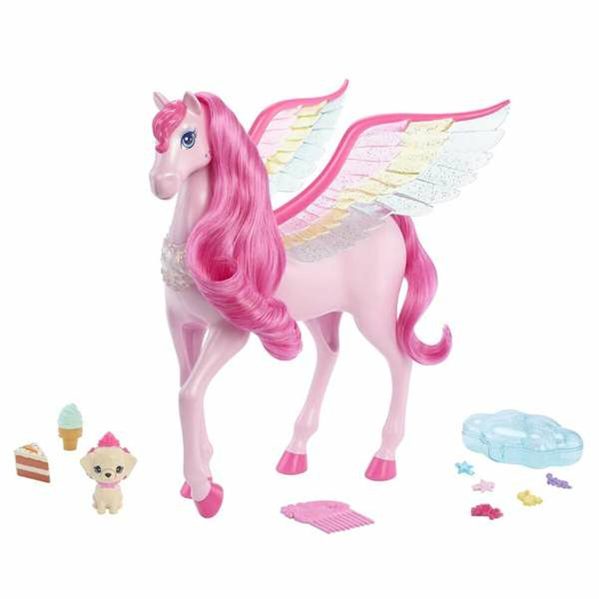 Häst Barbie Pegasus Rosa