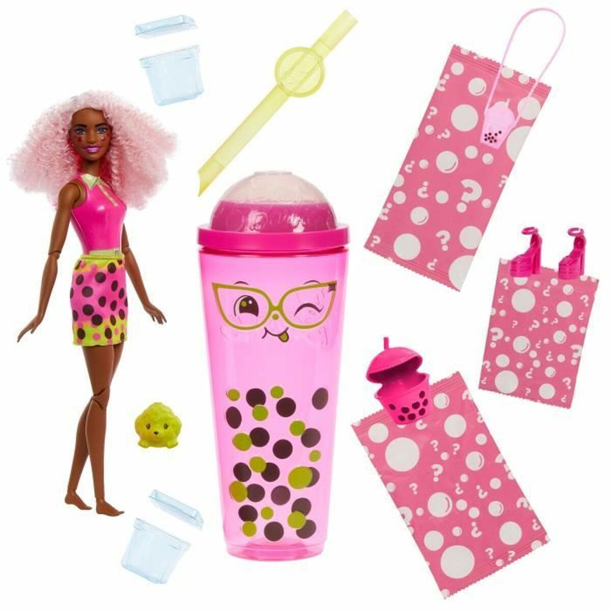 Babydocka med tillbehör Barbie Pop Reveal Scented Doll Bubble Tea Series