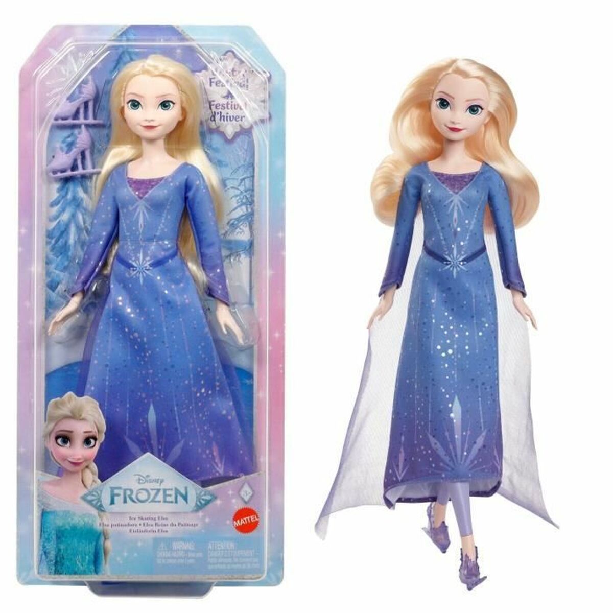 Docka Frozen Elsa Ice Power-Frozen: Winterfest