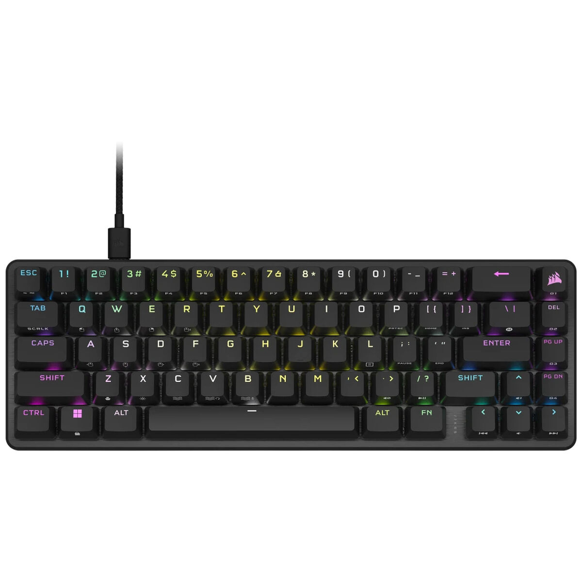 Gaming Tangentbord/ OR: Speltangentbord Corsair K65 PRO MINI Svart Qwerty Spanska