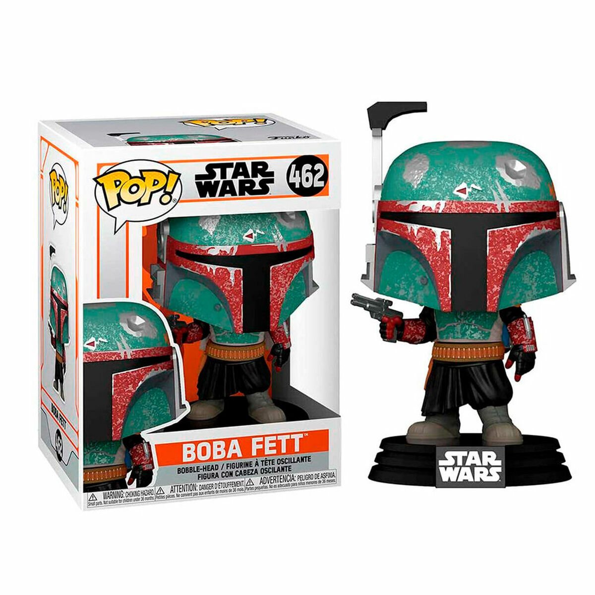 Actionfigurer Funko POP! THE MANDALORIAN BOBA FETT