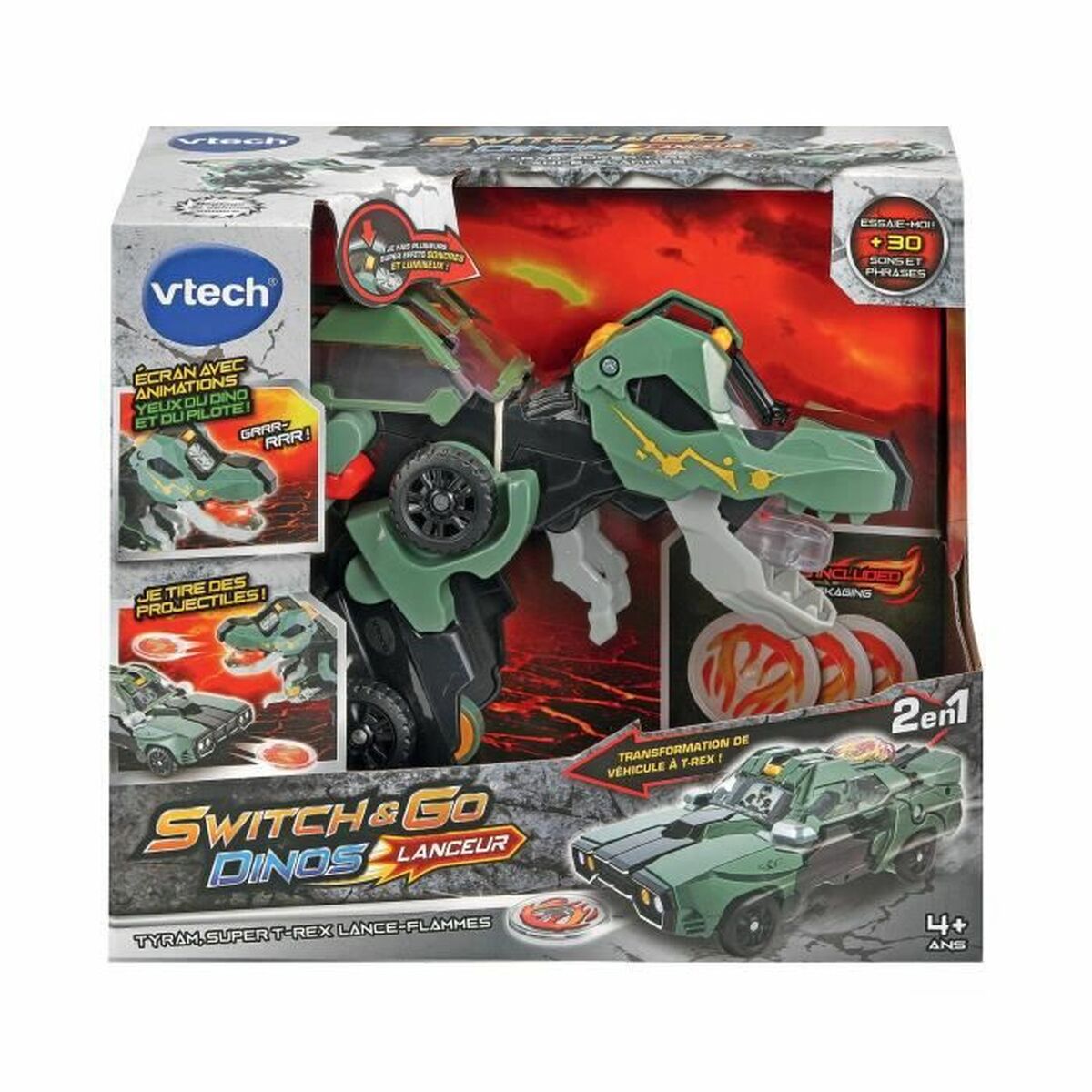 Fordonsspel Vtech Swich and Go Dinosaurie