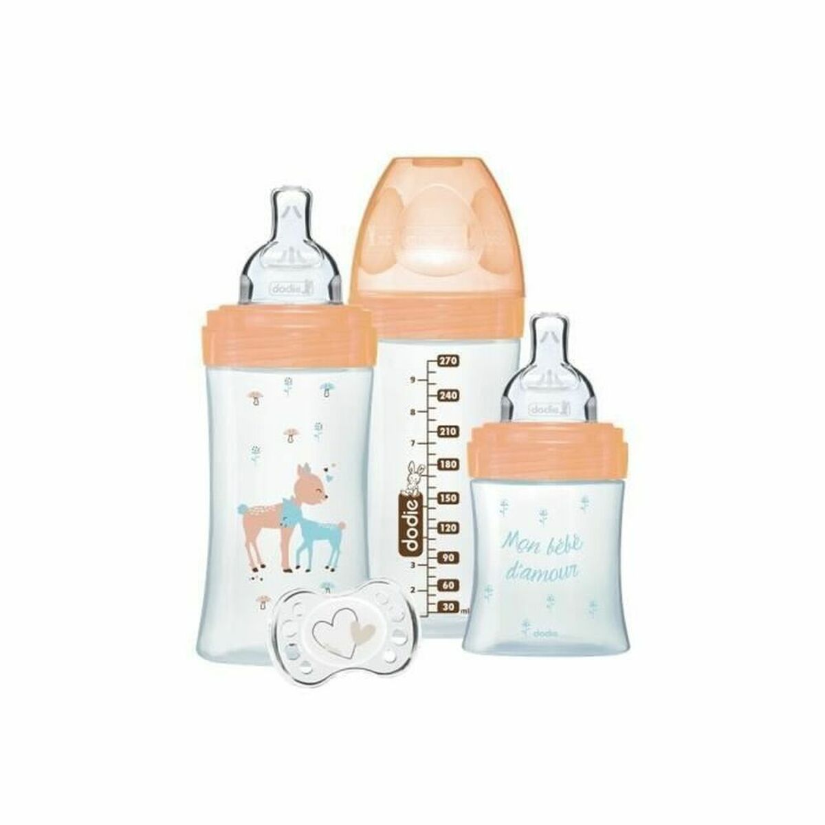 Set med nappflaskor Dodie Sensation 3 uds