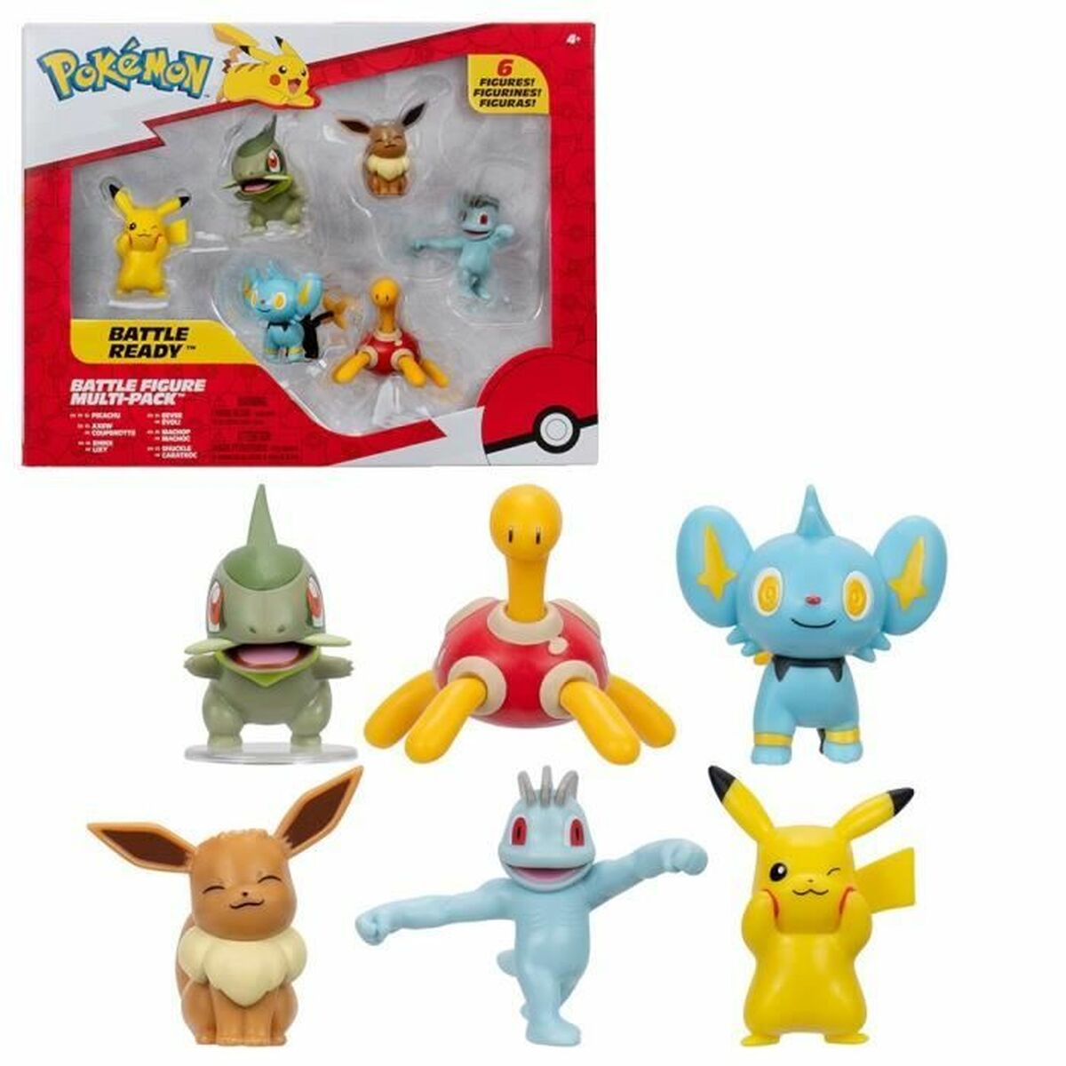 Sats med figurer Pokémon JW3614 5 cm 6 Delar