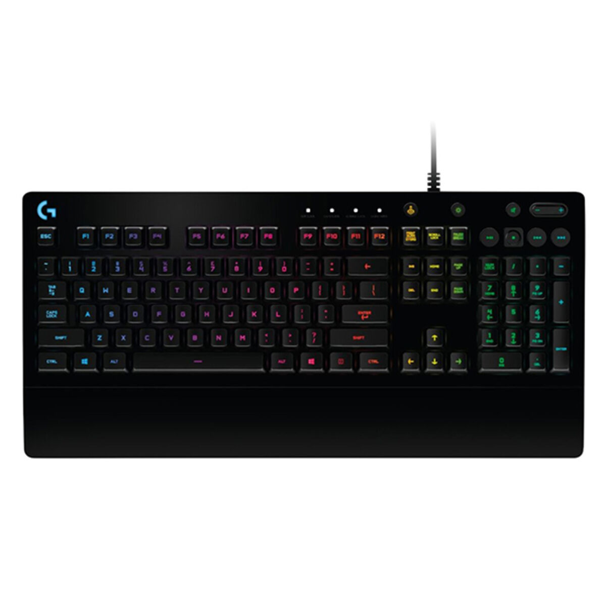 Gaming Tangentbord/ OR: Speltangentbord Logitech Prodigy G213 USB 2.0 RGB Svart