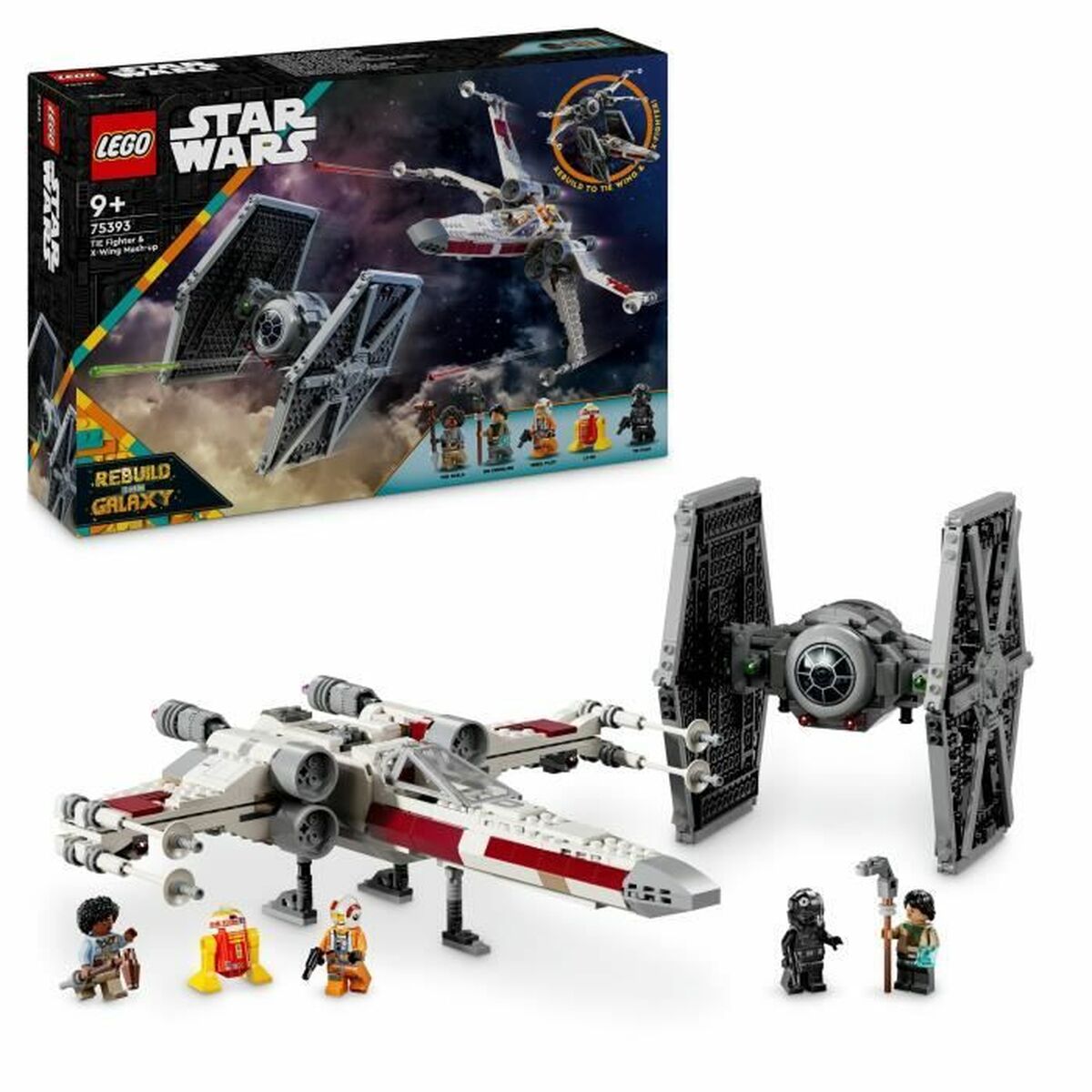 Byggsats Lego 75393 TIE Fighter and X-Wing Combiner 1063 Delar