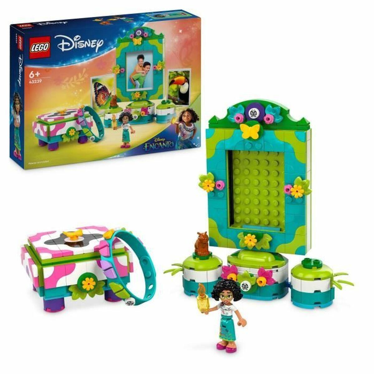 Byggsats Lego Disney Encanto 43239 Mirabel&apos;s Photo Frame and Jewelry Box Multicolour