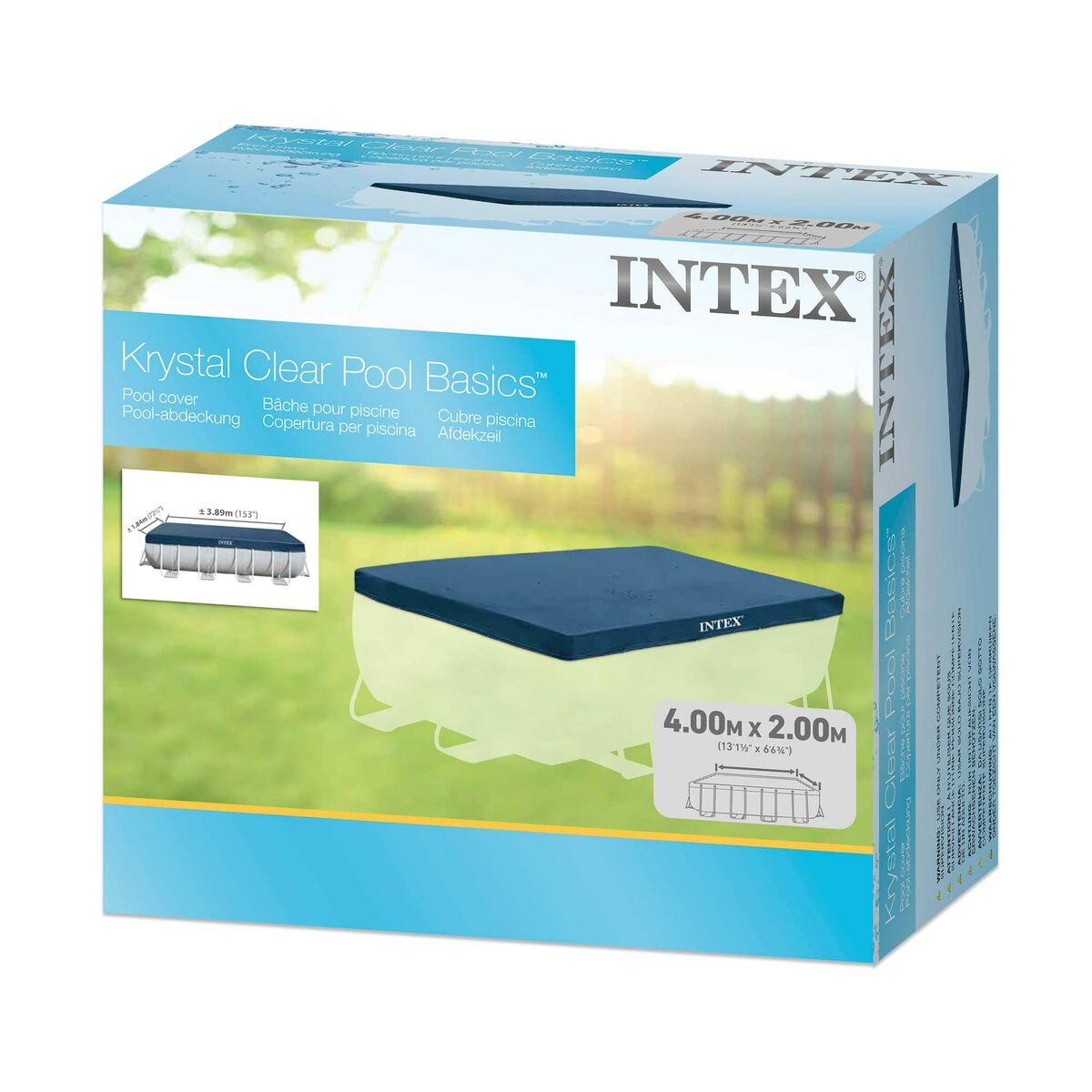 Pool Cover Intex 28037 4 x 2 m