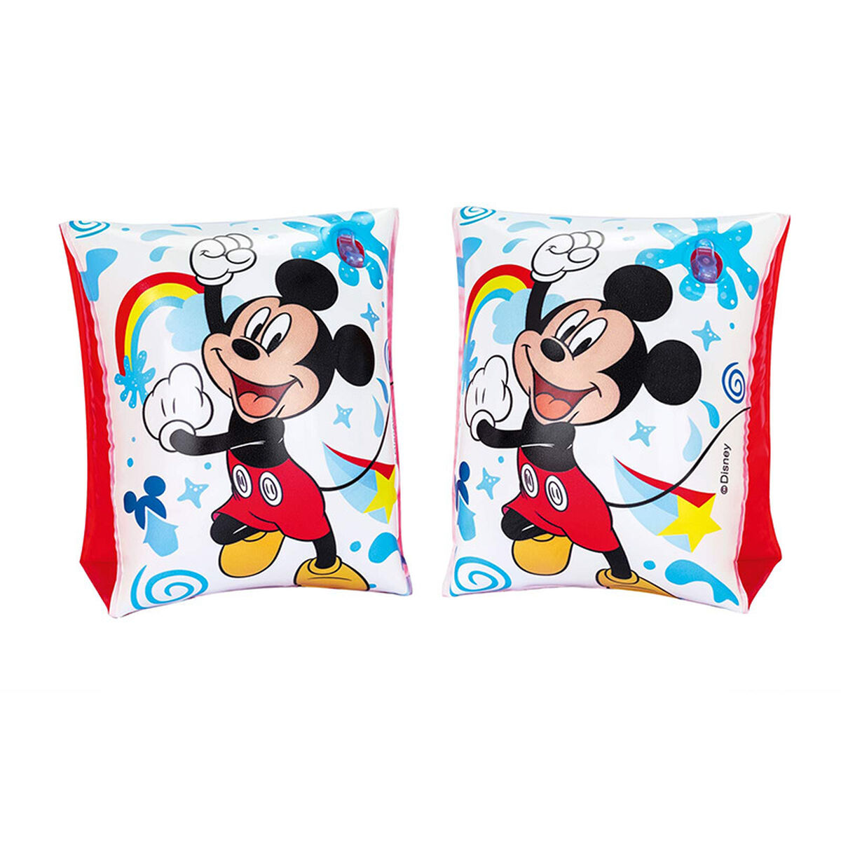 Bestway Inflatable Arm Rings Disney Mickey &amp; Friends 23x15 cm +3 till 6 År Pool och Strand 91002