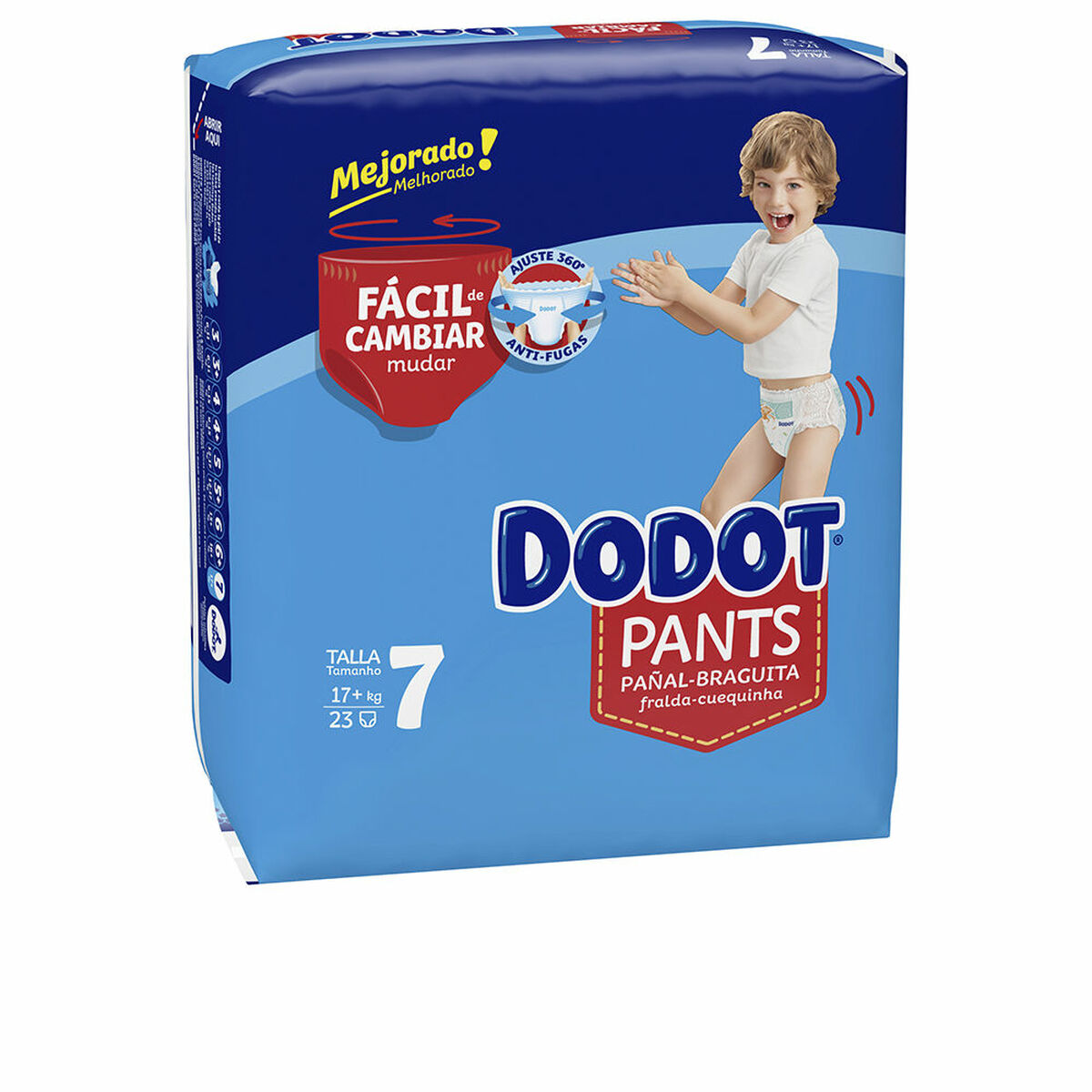 Blöjor Dodot Pants Storlek 7 17 kg (23 antal)