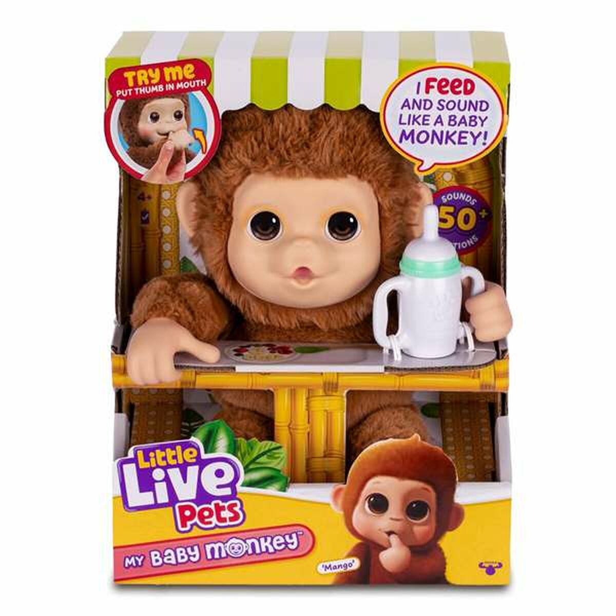 Interaktivt Husdjur Famosa My Baby Monkey Little Live Pets