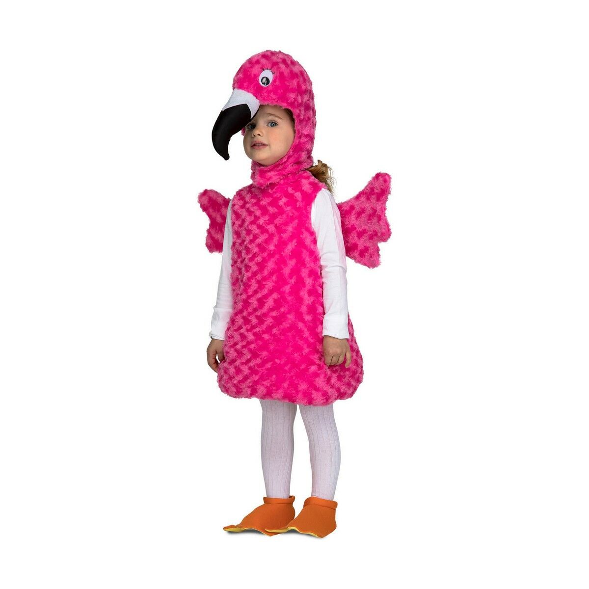 Maskeraddräkt för barn My Other Me Rosa Rosa flamingo (4 Delar) 5-6 år