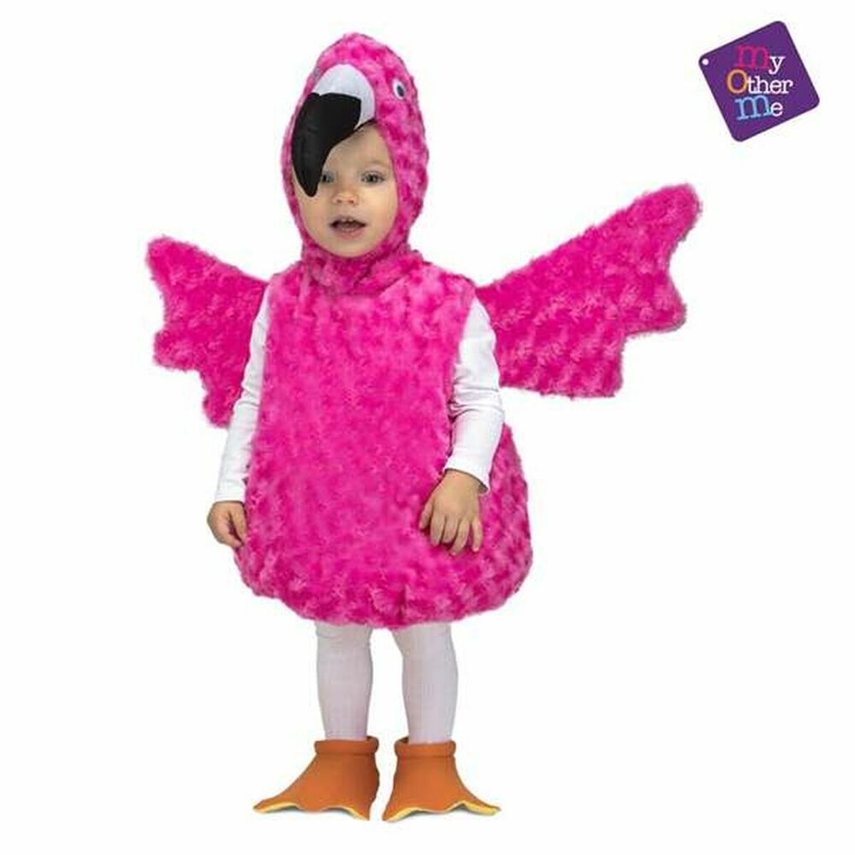 Maskeraddräkt för barn My Other Me 205215 Rosa flamingo 3-4 år Rosa