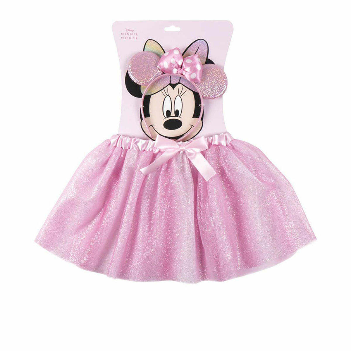 Barndräkt Disney Fantasia Rosa Minnie Mouse (2 Delar)