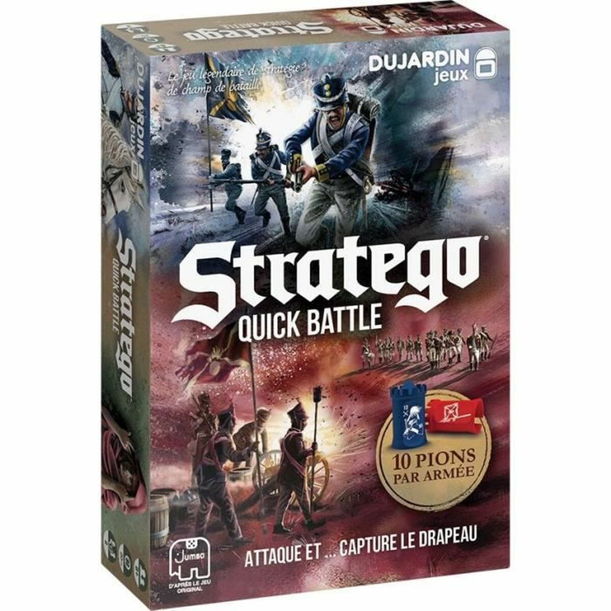 Sällskapsspel Dujardin Stratego Quick Battle (FR)