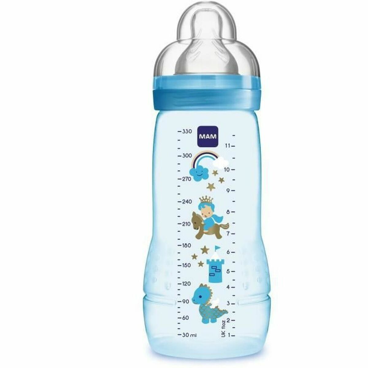 Nappflaska MAM Easy Active Blå 330 ml